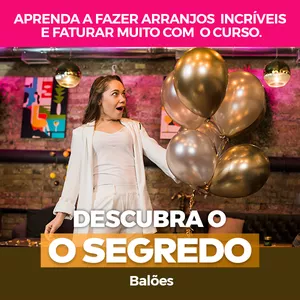 Imagem do curso Arte decorativa de Balões