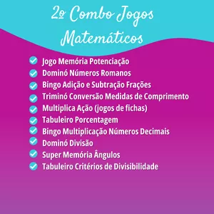 Imagem de capa para o Ebook 2º Combo Jogos Matemáticos