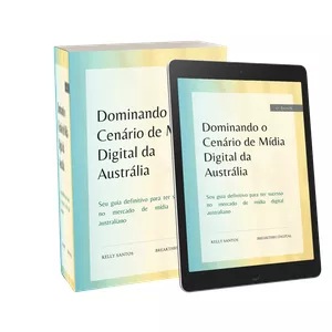 Imagem de capa para o Ebook Dominando o Cenario de Midia Digital da Australia