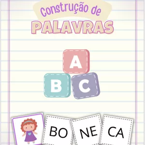 Imagem de capa para o Ebook Construção de Palavras 