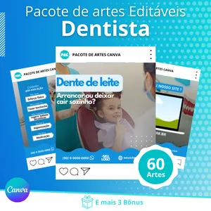 Imagem do curso ARTES PARA DENTISTA (CANVA)