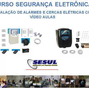 Instalação de Alarmes e Cerca Elétrica - Curso online com video aulas