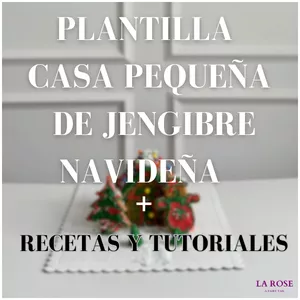 Imagen de portada para Ebook MOLDE - PLANTILLA DE CASA PEQUEÑA+ MUÑECOS NAVIDEÑOS DE GALLETA DE JENGIBRE + RECETAS + TUTORIALES