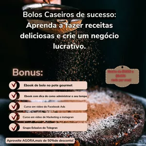 Imagem de capa para o Curso online Bolos Caseiros de Sucesso