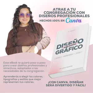 Imagen de portada para Ebook Diseño Gráfico En Canva Para Iglesias