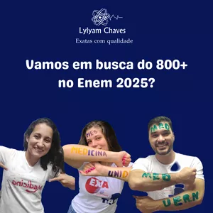 Imagem de capa para o Curso online Física com Lylyam para o Enem - Conteúdo completo e competências e habilidades 