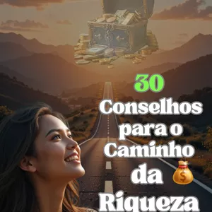 Imagem de capa para o Ebook 30 Conselhos para o Caminho da Riqueza.