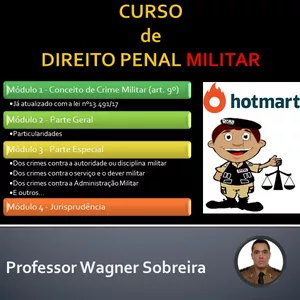 Imagem do curso Curso de Direito Penal Militar Bizurado