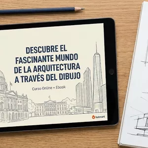Imagen de portada para Ebook Descubre el fascinante mundo de la arquitectura a través del dibujo