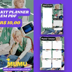 Imagem de capa para o Ebook PLANNER BTS - RM
