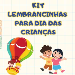 Imagem de capa para o Ebook KIT DE LEMBRANCINHAS PARA O DIA DAS CRIANÇAS