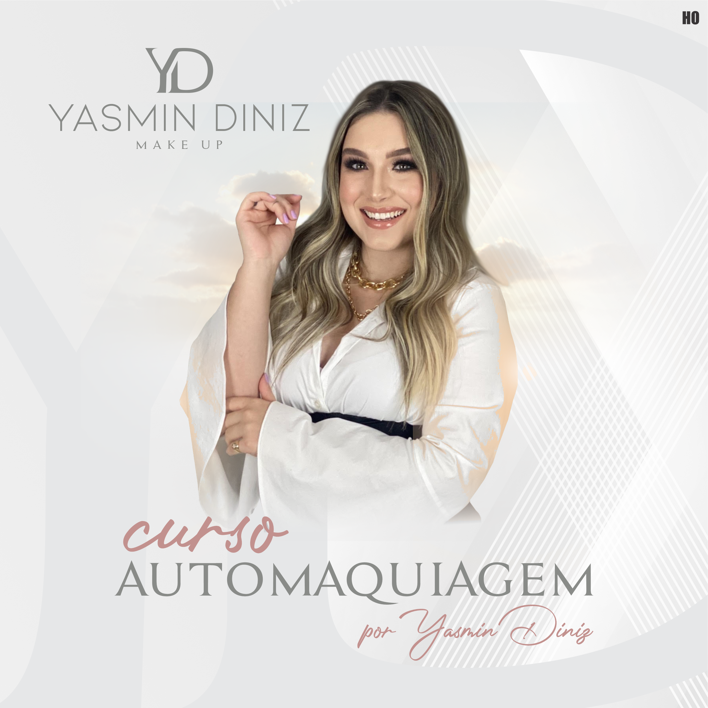 Curso Curso de AutoMaquiagem por Yasmin Diniz