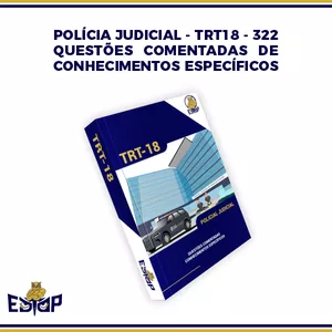 Imagem de capa para o Ebook POLÍCIA JUDICIAL - TRT 18 -  CONHECIMENTOS ESPECÍFICOS