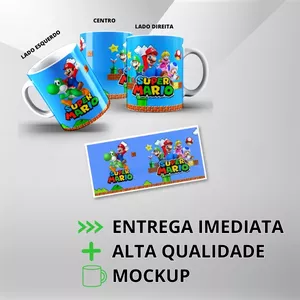 Imagem de capa para o Curso online ARTE PARA CANECAS DE SUBLIMAÇÃO: SUPER MARIO 
