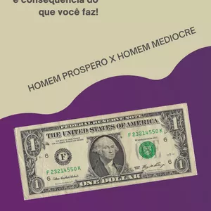 Imagem de capa para o Ebook Homem prospero X Homem mediocre