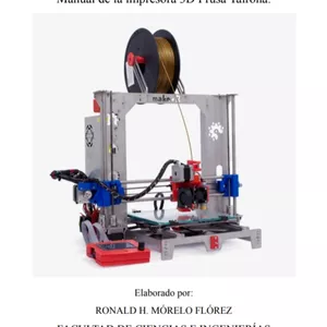 Imagen de portada para Ebook MANUAL PARA USO DE IMPRESORA 3D