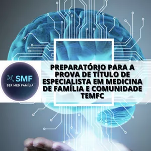 Imagem de capa para o Ebook Preparatório "Aprova+ Perguntas e Respostas - Ser Med Familia" para o TEMFC
