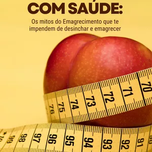 Imagem de capa para o Ebook Emagrecendo com Saúde: o guia prático e descomplicado para perder peso de maneira saudável
