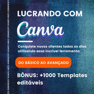 Imagem do curso Lucrando com CANVA