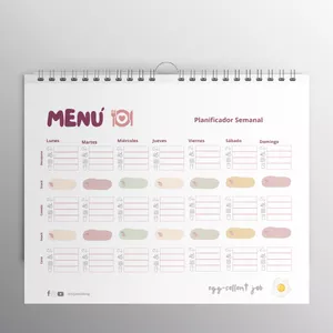 Imagen de portada para Curso online MENU . Planificador Semanal