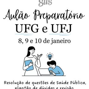 Imagem de capa para o Curso online Aulão Preparatório - Residência UFG e UFJ