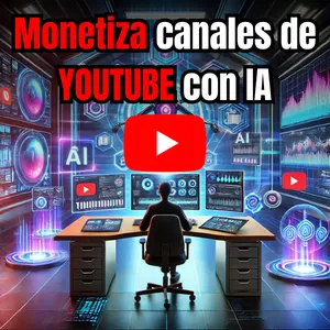 Imagen de portada para Curso online Monetiza YouTube con Inteligencia Artificial 🚀