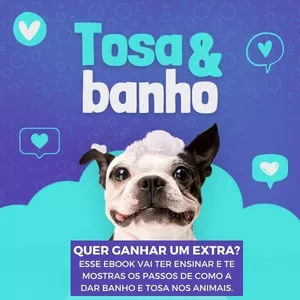 Imagem de capa para o Ebook Banho e Tosa de animais