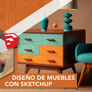 Imagen de portada para Curso online Diseño de Muebles con SketchUp 