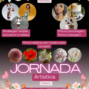 Imagem do curso Jornada Artística Onde a Confeitaria encontra a arte