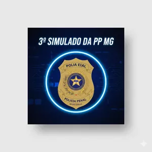 Imagem de capa para o Ebook 3° Simulado PP-MG