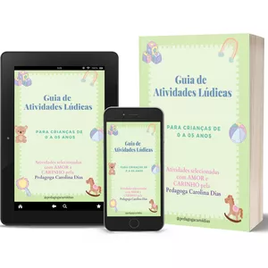 Imagem de capa para o Ebook GUIA DE ATIVIDADES LÚDICAS PARA CRIANÇAS DE 0 a 05 anos 