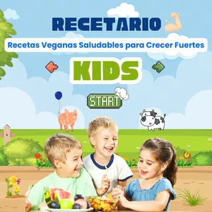 Imagen de portada para Curso online RECETARIO INFANTIL VEGANO