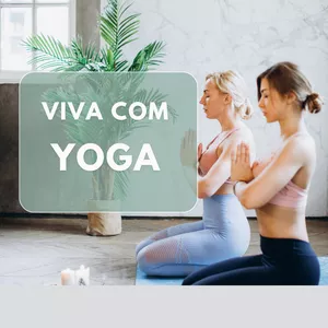 Imagem de capa para o Ebook Viva com Yoga - Um guia de saúde