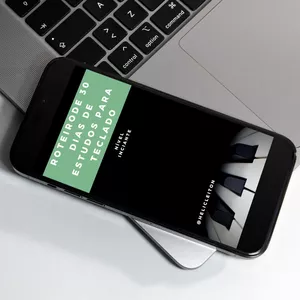 Imagem de capa para o Ebook Piano/teclado - Roteiro de 30 dias de estudo