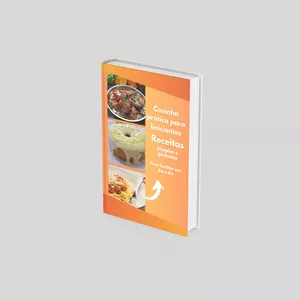 Imagem de capa para o Ebook Cozinha prática para iniciantes