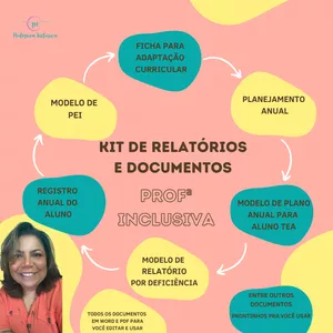 Imagem de capa para o Curso online Kit de Relatórios e Documentos Professora Inclusiva