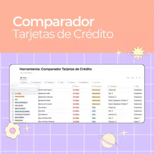 Imagen de portada para Ebook Herramienta: Comparador Tarjetas de Crédito