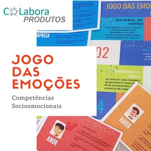 Imagem de capa para o Ebook Jogo das Emoções - Competências Socioemocionais 