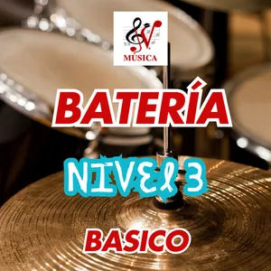 Imagen de portada para Curso online Batería - Nivel 3 - Básico