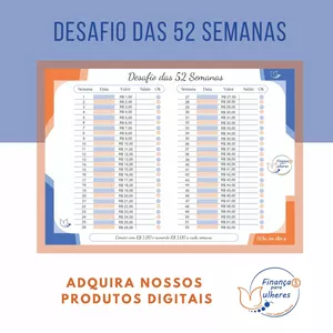 Imagem de capa para o Curso online Desafio das 52 semanas