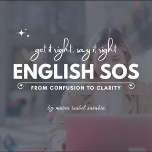 Imagen de portada para Curso online English SOS: Get it right. Say it right!