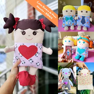 Imagem de capa para o Curso online Curso Boneca de Pano Naninha