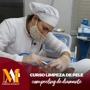 Imagem de capa para o Curso online Curso Limpeza de Pele com Peeling de Diamante