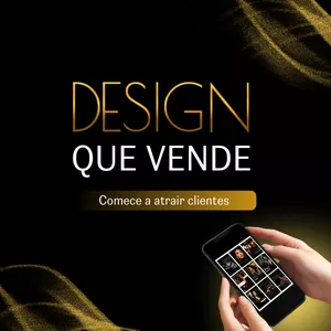 Imagem de capa para o Curso online DESIGN QUE VENDE - Artes editáveis Canva