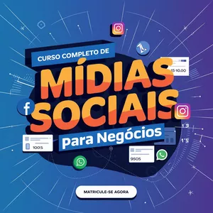 Imagem do curso Transforme Seu 🚀Negócio com Mídias Sociais! 📱💼🚀