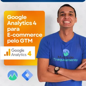 Imagem de capa para o Curso online Google Analytics 4 para E-Commerce pelo GTM