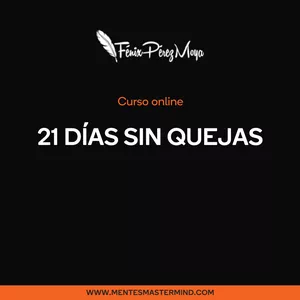 Imagen de portada para Curso online 21 DÍAS SIN QUEJAS
