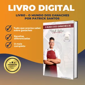 Imagem de capa para o Ebook Livro digital - O mundo dos ganaches de Patrick Santos  