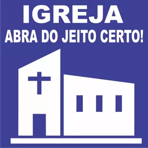 Imagem de capa para o Ebook Igreja, Abra do jeito certo.