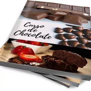 Imagem de capa para o Ebook Curso de Chocalate artesanal lucrativo